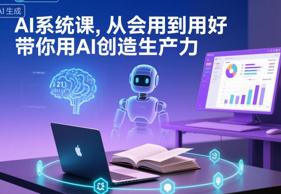 AI系统课，从会用到用好，带你用AI创造生产力-翻身站