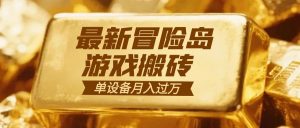 冒险岛游戏搬砖  一组账号月利润9000+-翻身站