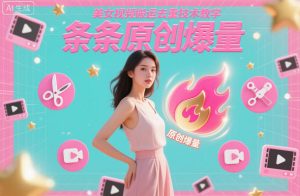 美女视频搬运去重技术教学，条条原创爆量-翻身站