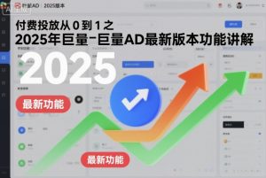 付费投放从0到1之2025年巨量AD最新版本功能讲解-翻身站