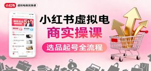 小红书虚拟电商实操课:选品起号+AI 内容创作+店铺运营+引流私域+自动化发笔记-翻身站