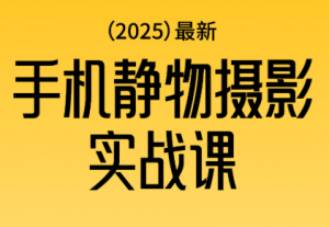 金老师·2025爆款手机静物摄影实战课-翻身站