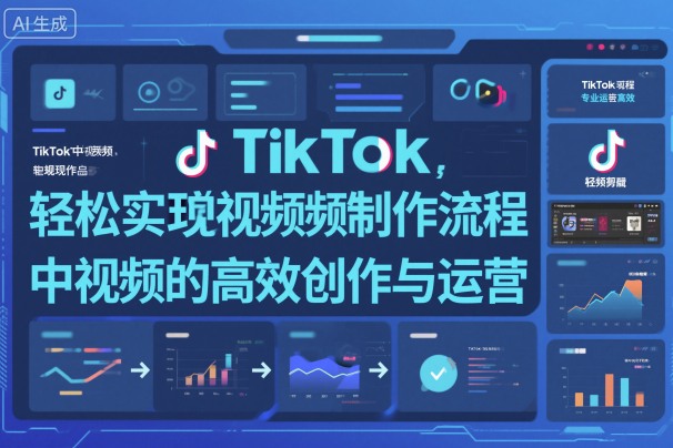 TikTok中视频制做流程，轻松实现Tk中视频的高效创作与运营-翻身站