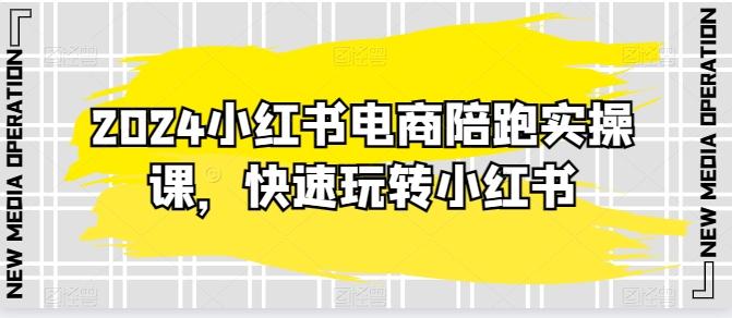 2024小红书电商陪跑实操课，快速玩转小红书，超过20节精细化课程-翻身站