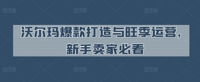 沃尔玛爆款打造与旺季运营，新手卖家必看-翻身站