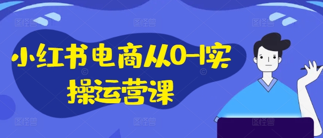 小红书电商从0-1实操运营课，小红书手机实操小红书/IP和私域课/小红书电商电脑实操板块等-翻身站