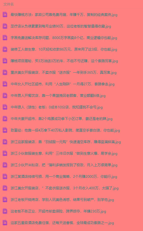 图片[1]-(9607期)真实有效391套商业模式，年入几十到几百万案例解析(电子书+视频+图文)-翻身站