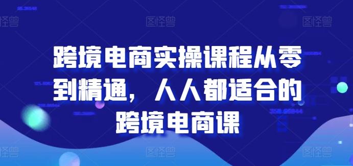 跨境电商实操课程从零到精通，人人都适合的跨境电商课-翻身站