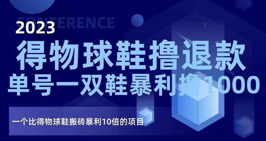 2023得物球鞋撸退款，单号一双鞋暴利撸1000，一个比得物球鞋搬砖暴利10倍的项目【揭秘】-翻身站