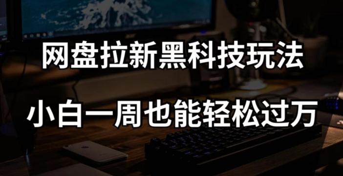 网盘拉新黑科技玩法，小白一周也能轻松过万【全套视频教程+黑科技】【揭秘】-翻身站