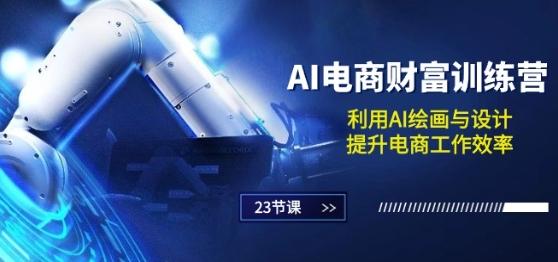 AI电商-财富训练营：利用AI绘画与设计，提升电商工作效率(23节课)-翻身站