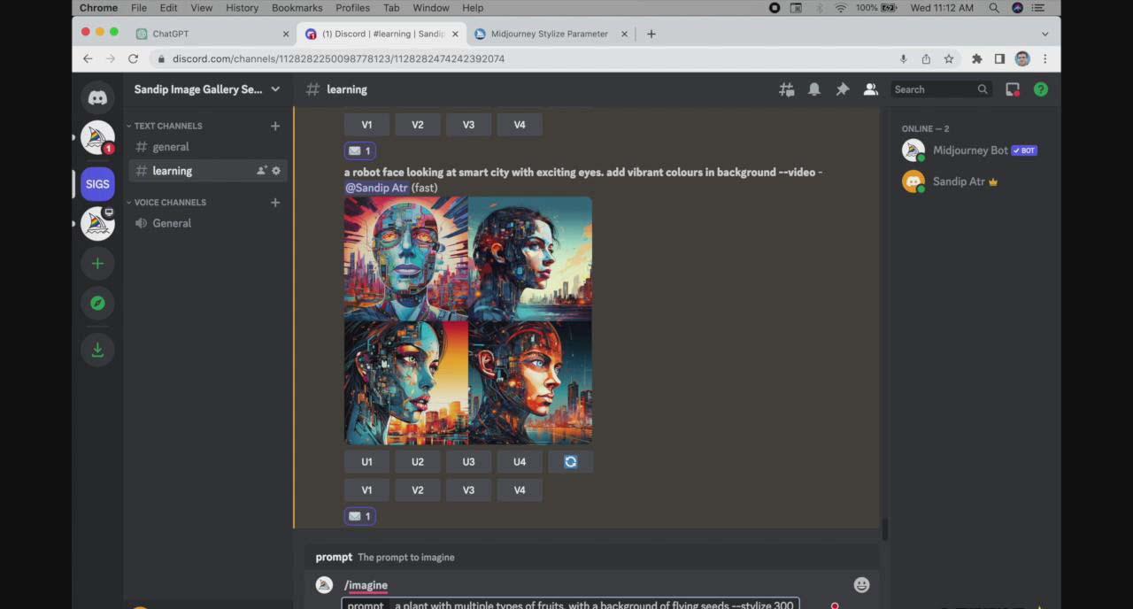 图片[2]-ChatGPT4 和 MidJourney AI 绘画聊天革命性指南教程-33节视频课-中英字幕-翻身站