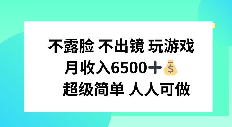 不露脸 不出境 玩游戏，月入6500 超级简单 人人可做【揭秘】-翻身站