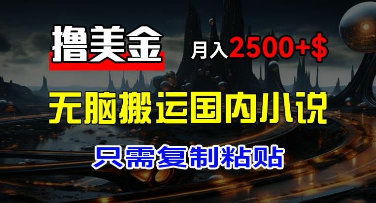 最新撸美金项目，搬运国内小说爽文，只需复制粘贴，稿费月入2500+美金，新手也能快速上手【揭秘】-翻身站