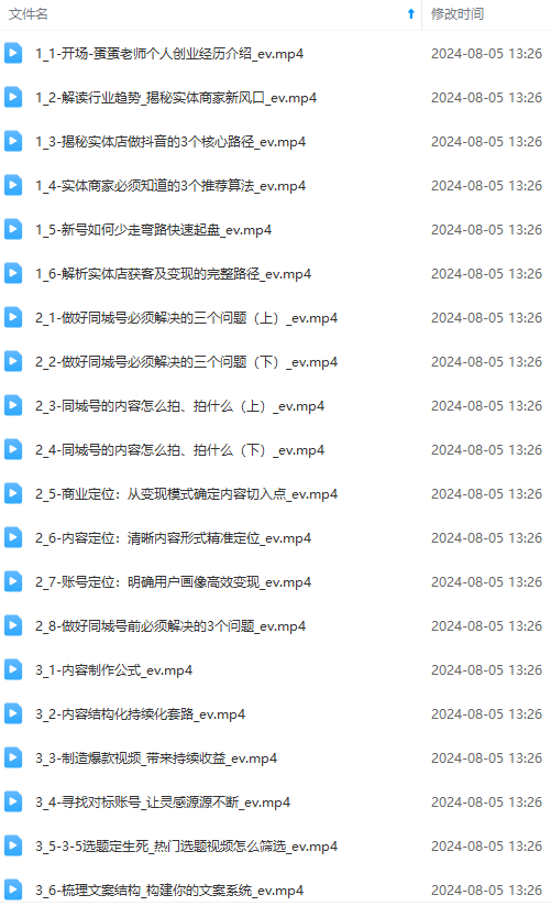 图片[1]-实体店老板获客特训营：认知、定位、文案、矩阵、直播、AI等(72节-翻身站