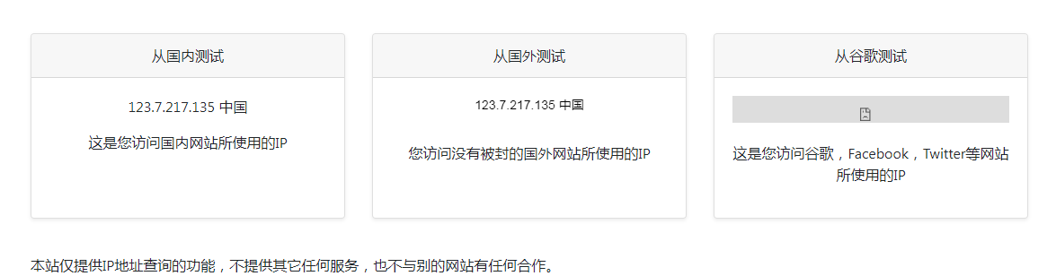 ip111 在线IP地址查询工具-翻身站