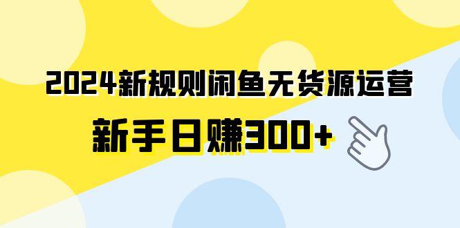 (9522期)2024新规则闲鱼无货源运营新手日赚300+-翻身站