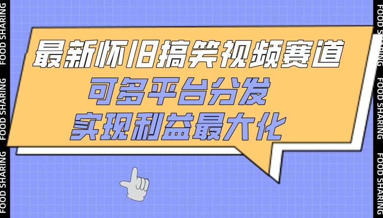 最新怀旧搞笑视频赛道，可多平台分发，实现利益最大化【揭秘】-翻身站
