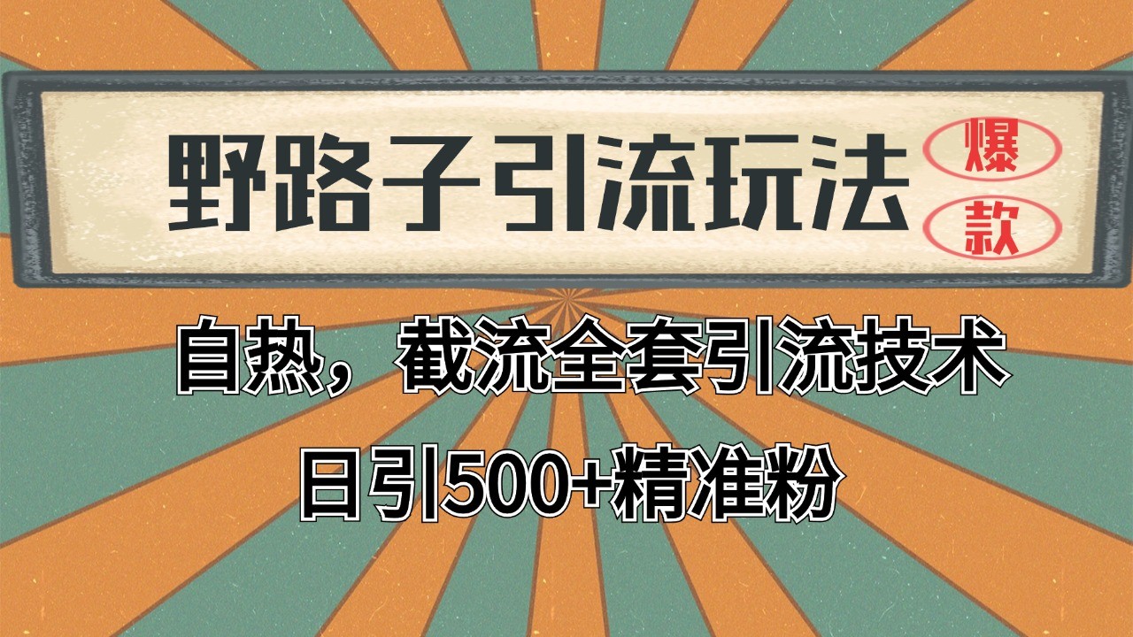 抖音小红书视频号全平台引流打法，全自动引流日引2000+精准客户-翻身站