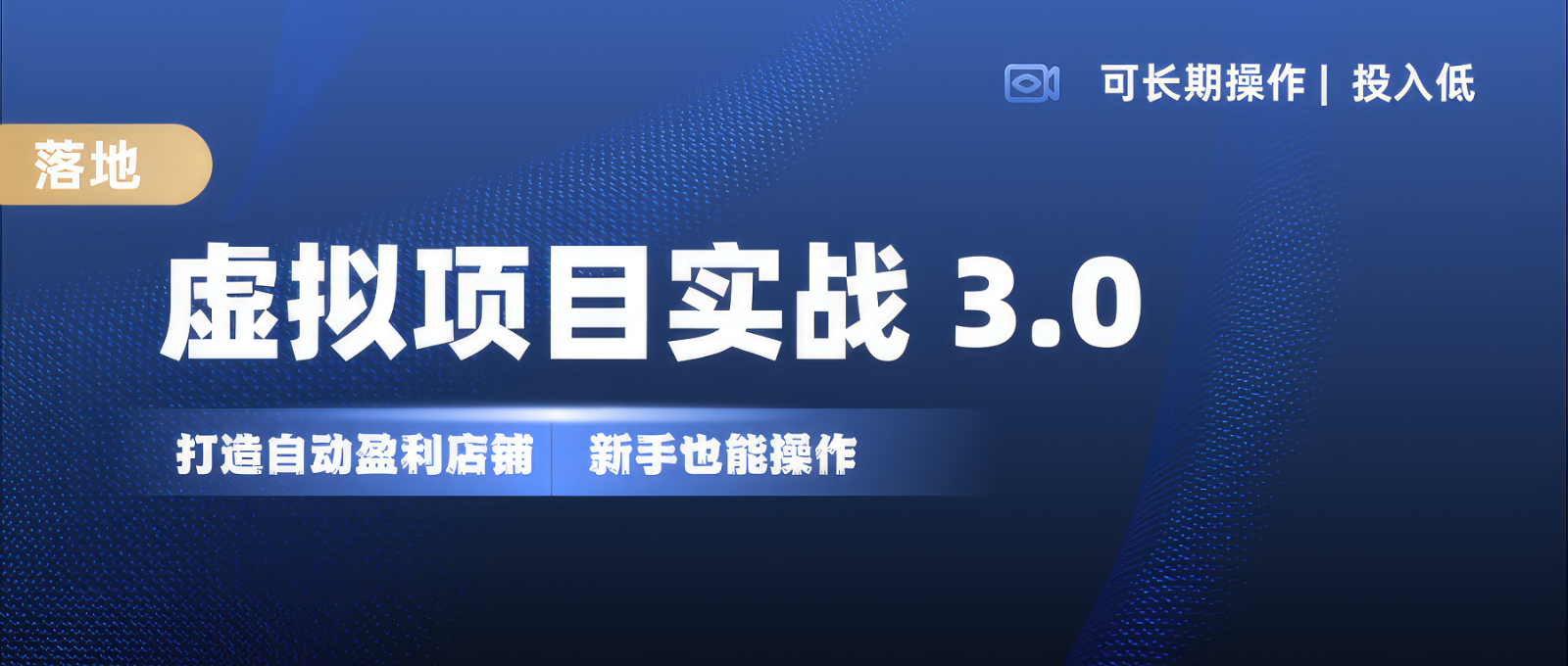 虚拟项目实操落地 3.0,新手轻松上手，单品月入1W+-翻身站