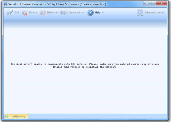 Serial to Ethernet Connector(串口共享器) v5.0.8 绿色版-翻身站
