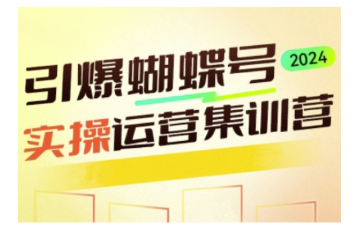 引爆蝴蝶号实操运营，助力你深度掌握蝴蝶号运营，实现高效实操，开启流量变现之路-翻身站