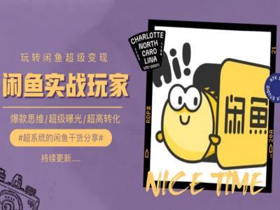手把手教你0到1系统玩转闲鱼变现，爆款思维/超级曝光/超高转化-翻身站