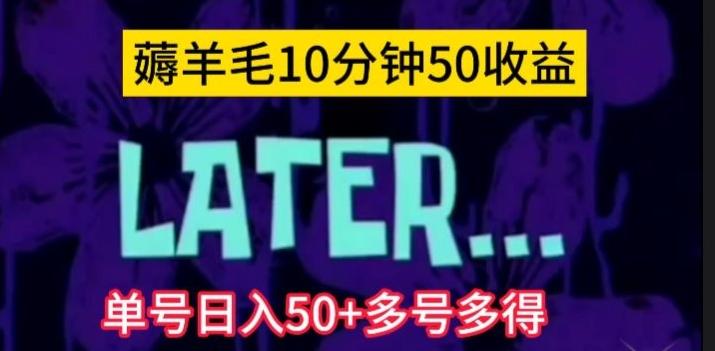 美团薅羊毛玩法，单号日入50+多号多得【仅揭秘】-翻身站