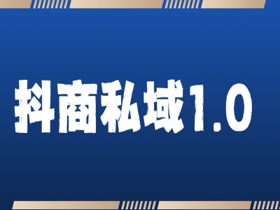 抖商服务私域1.0，抖音引流获客详细教学-翻身站