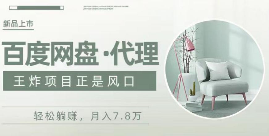 度盘代理，月入7w保姆级全方位教程-翻身站