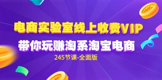 (9859期)电商-实验室 线上收费VIP，带你玩赚淘系淘宝电商(245节课-全面版)-翻身站