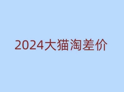 2024版大猫淘差价课程，新手也能学的无货源电商课程-翻身站