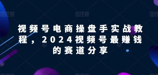 视频号电商实战教程，2024视频号最赚钱的赛道分享-翻身站