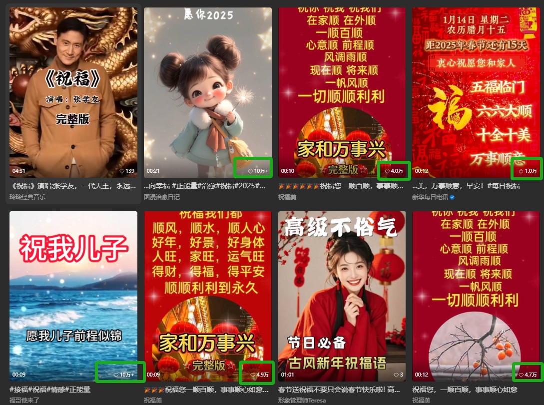 银发经济新年风口，儿女祝福视频爆火，一条作品上万播放，一定要抓住-翻身站