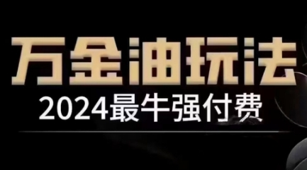 2024最牛强付费，万金油强付费玩法，干货满满，全程实操起飞-翻身站