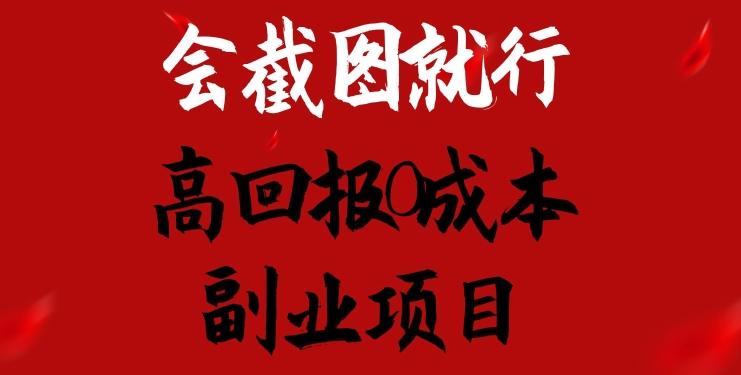 会截图就行，高回报0成本副业项目，卖离婚模板一天1.5k+【揭秘】-翻身站