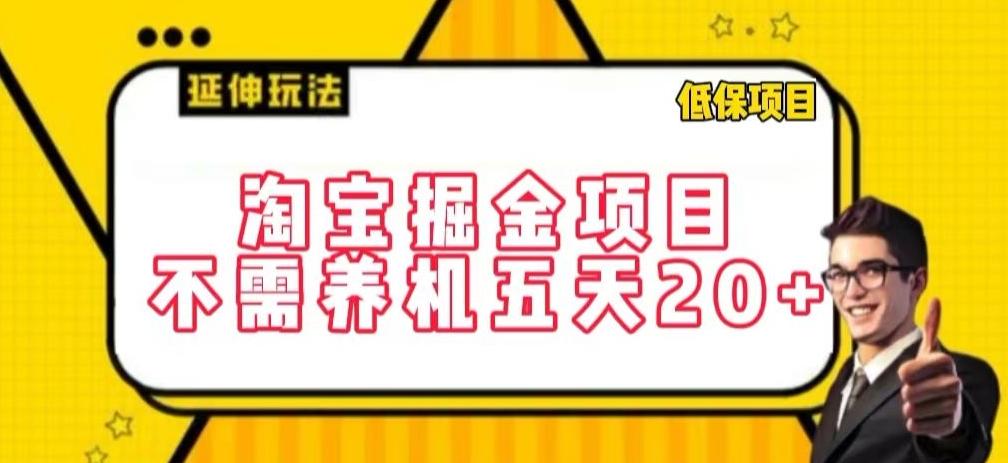 淘宝掘金项目，不需养机，五天20+，每天只需要花三四个小时【揭秘】-翻身站
