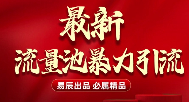 最新“流量池”无门槛暴力引流(全网首发)日引500+-翻身站