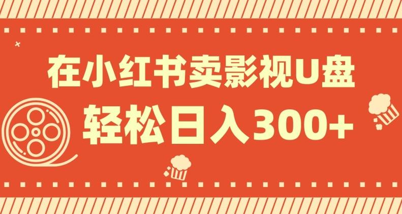 在小红书上卖影视U盘，轻松日入300+，操作简单，小白可轻松上手-翻身站