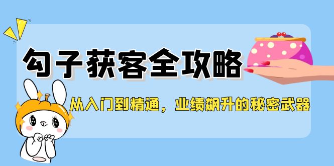 从入门到精通，勾子获客全攻略，业绩飙升的秘密武器-翻身站