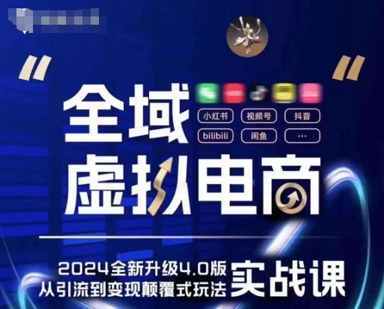 全域虚拟电商4.0 实战为主，理论为辅，5大「黄金赚钱虚拟赛道」，颠覆式的创新玩法交付-翻身站
