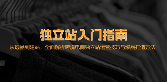 独立站入门指南：从选品到建站，全面解析跨境电商独立站运营技巧与爆品…-翻身站