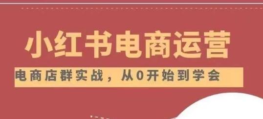 小红书店铺运营从小白到大神2.0，从入门到精通-翻身站