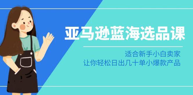 亚马逊-蓝海选品课：适合新手小白卖家，让你轻松日出几十单小爆款产品-翻身站