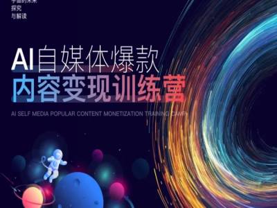 AI自媒体爆款内容变现训练营，20%底层逻辑，60%实操方法，20%案例拆解(即学即用)-翻身站