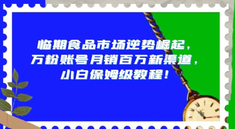 临期食品市场逆势崛起，万粉账号月销百万新渠道，小白保姆级教程【揭秘】-翻身站