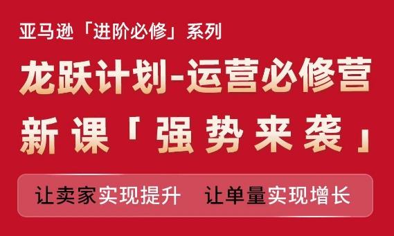 亚马逊进阶必修系列，龙跃计划-运营必修营新课，让卖家实现提升 让单量实现增长-翻身站