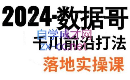 数据哥·2024年千川前沿打法落地实操课-翻身站