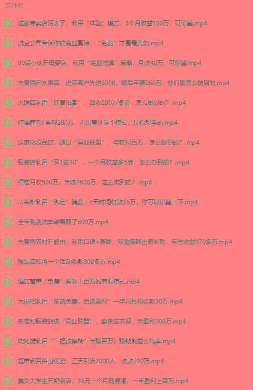 图片[5]-(9607期)真实有效391套商业模式，年入几十到几百万案例解析(电子书+视频+图文)-翻身站