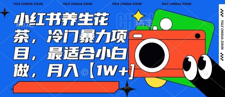 小红书养生花茶，冷门暴力项目，最适合小白做，月入【1W+】-翻身站
